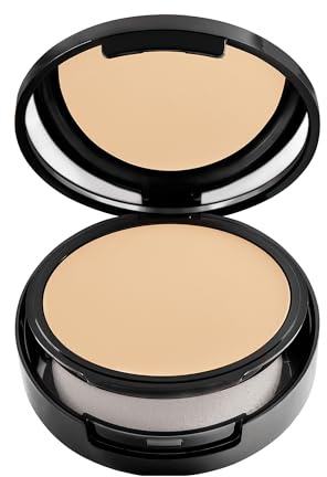 GA-DE High Performance Compact Foundation 1 - SPF, Lightweight, Full Coverage Makeup Powder Foundation - Camouflages Skin Imperfections - 0.4 oz