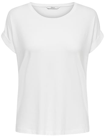 ONLY Damer Onlmoster S/S Top Noos JRS T-shirt, Vit (vit vit), XS