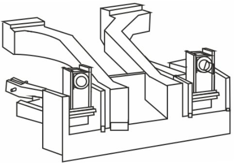 Regiplast 650301 Platine de Commande avec vis pour réservoir bi Debit réf 650, Blanc