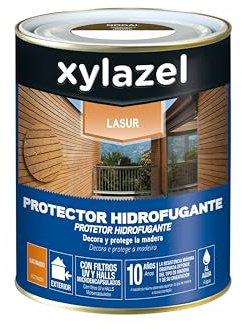 Xylazel Lasur Protector Hidrofugante Satinado Nogal 750 ml
