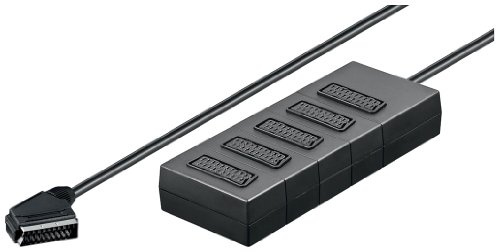 0.5m Scartbox Scart Stecker auf 5x Scart Buchse