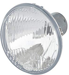 HELLA 1K3 114 155-001 Halógena-Óptica de faro, faro principal - 24/12V - redondo - Montaje - Color de tulipa: transparente - izquierda/derecha - Cant.: 1