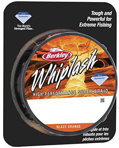 Berkley Whiplash 220m 0.28mm Org, orange, S