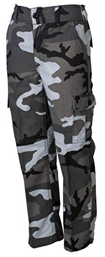MFH Pantalones BDU del Ejército de los EE.UU. para niños y niñas (Urban/L (146/152))