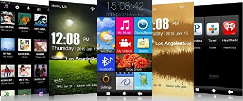 Sungale Wi-Fi Internet Radio with User Friendly Touchscreen Navigation, Listen to Thousands of Radio Stations & Streaming Music Through an Assortment of Popular apps,Black,KWS433