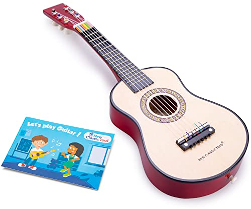 New Classic Toys- Chitarra da Giocattolo, Colore, Naturel, 10344