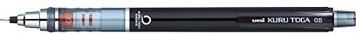 Uni Kuru toga Mechanical Pencil 0.5mm Black