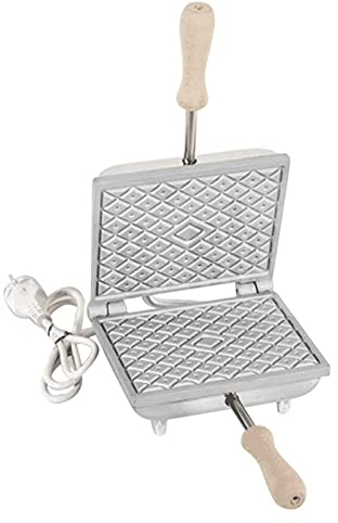 CBE Elettrodomestici 5010100CR Ferratelle Biscottiera Rettangolare, 600 Watt, Cromato