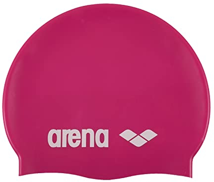 Arena Unisex – Erwachsene Classic Silicone Badekappe, Pink / San Diego, Einheitsgröße EU