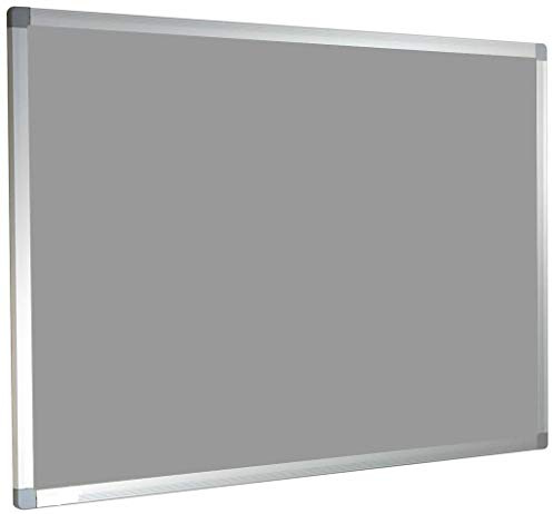 Viz-Pro Grey Felt Pin Board 1200X900mm