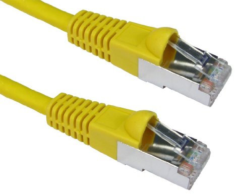 World of Data 3m CAT6A *600MHz* Network Cable YELLOW - Professional Standard Ethernet Lead - LSZH - SSTP - FTP - 10GBASE-T (10 gigabit support) - 10Gbits/s (billion bits per second)