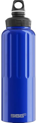 Sigg - Alu Trinkflasche - Traveller - Made in Switzerland - Climatpartner Zertifiziert - Kohlensäure geeignet - Auslaufsicher - Federleicht - BPA-frei - Outdoor - 600ML / 1L / 1.5L