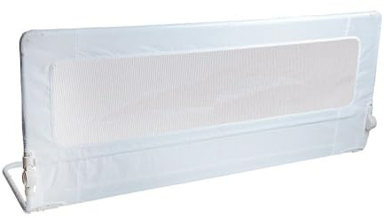 Safetots Extra Tall Bed Rail, White 140cm Wide x 60cm Tall, Toddler Bed Guard For Safety, Secure Child Bed Rail