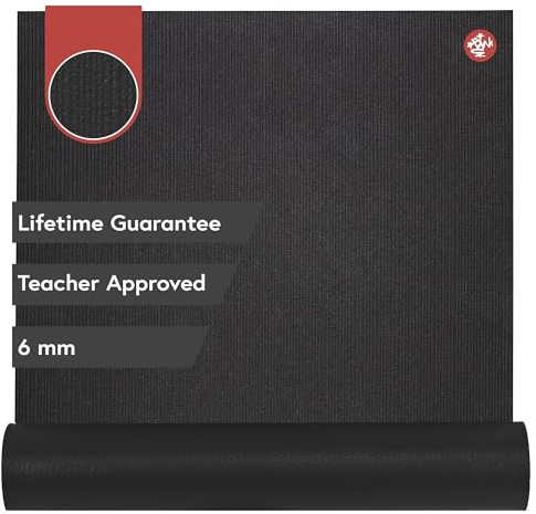 Manduka PRO yoga- och pilatesmatta, svart, 85 tum