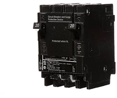 Siemens QSA2020SPD Whole House Surge Protection with Two 20-Amp Circuit Breakers for Use Only on Siemens Panels