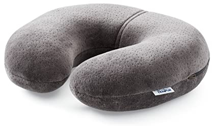 TEMPUR Oreiller de Voyage Transit, 30 x 28 x 8 cm, Anthracite