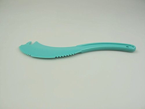 TUPPERWARE Messer Käsemesser türkis Käse Messer Kunststoff