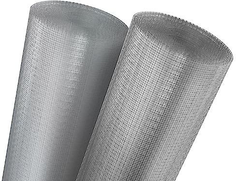 Onpira® Fliegennetz Metall Meterware 1,2m Breite aus Aluminium – Fliegengitter Insektenschutz Mückenschutz Moskitonetz Katzensicher Drahtgewebe robust langlebig für Fenster Tür Balkon Terrasse