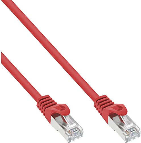 InLine S-FTP Cat.5e 50.0m - Cable de Red (50 m, Rojo)