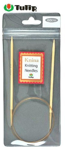 Tulip Knina Knitting Needles KKJA-6033 Bamboo Ring Needles (23.6 inches (60 cm)) No. 4