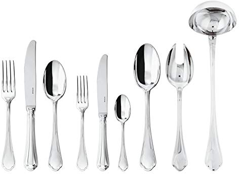 Sambonet Servizio 75 Pz Manico Orfèvre Filet Toiras Inox