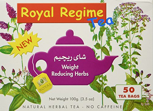 Royal Regime Tea - Infusion Naturelle aux Plantes – Tisane 50 Sachets filtres