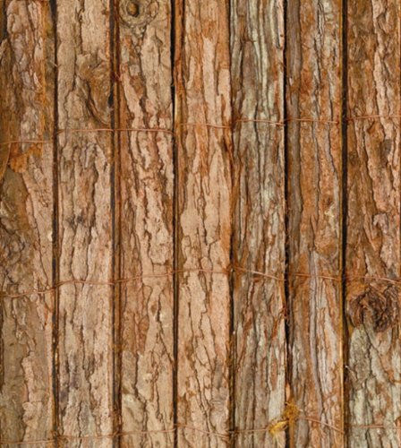 Papillon Bark Natural Garden Fence Screening Roll Privacy Wind/Sun Protection 4m x 1.5m (13ft 1in x 5ft)