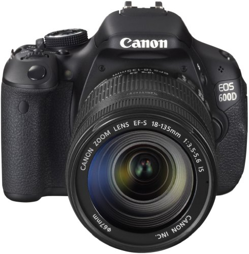 Canon EOS 600D (18-135 IS), 18Mpx Fotocamera Reflex Digitale (Nero)