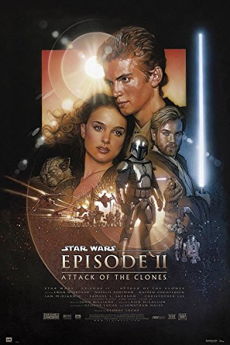 Star Wars Poster Episode 2 Attack of The Clones (61cm x 91,5cm) + Ü-Poster