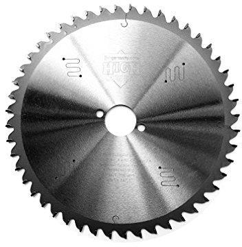 HM-Kreissägeblätter 216 x 30 negativer Spanwinkel für Kappsägen in Industriequalität (216 x 30 Z= 48 WZ negativ)
