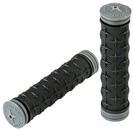 Schwinn Comfort Handlebar Grips, Set of 2, Compatible with Most Adult Bikes, Fits 22.2mm Handlebars, Dual Density for Comfortable Handling, Soft Cushion, Bike Handlebar Grips for Adult Bike or Scooter