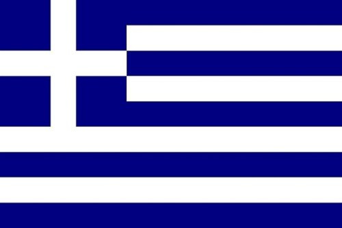 Flagge Griechenland 90 x 150 cm Fahne mit 2 Ösen 100g/m² Stoffgewicht Hissflagge Hiss