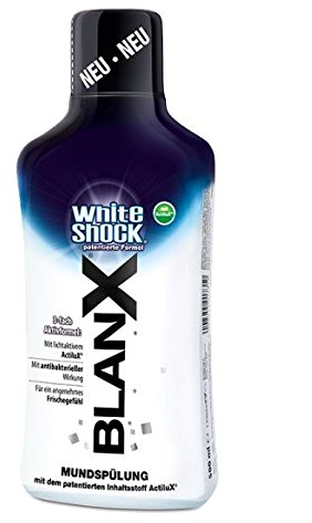 BlanX White Shock Mundspülung, für die tägliche Zahn- und Mundhygiene, 500ml