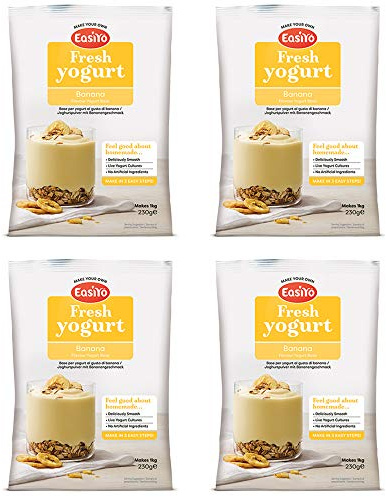 EasiYo Bananen-Joghurt, 4 Beutel L8