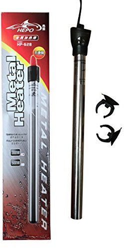 Hepo HP-628 Titanium Aquarium Fish Tank Heater Thermostat 100w - 500w (200w)