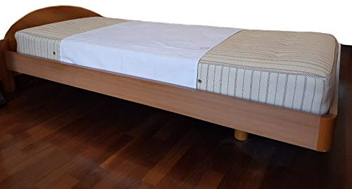 SALVA MATERASSO -Letto Singolo (cm. 90 x 140)- Traversa Assorbente per Incontinenza in Spugna di Cotone e PVC, Telo Protettivo Lavabile per Incontinenti, Protezione Impermeabile per Letto e Materasso