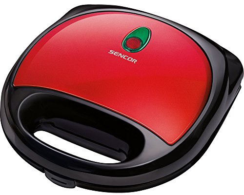 Sencor 41000360 - Sandwichera 700 W, color rojo y negro
