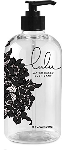 Lulu Natural Water Based Lubes. Personal Lubricant, Liquid Lube for Men, Women and Couples, Lubricants. (16oz)