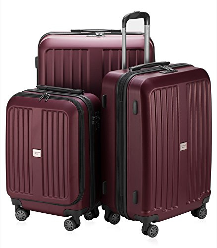 Hauptstadtkoffer - X-Berg - Koffer Trolley Hartschalenkoffer, TSA, 75 cm, 128 Liter, Burgund