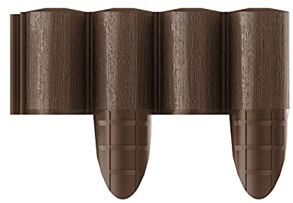 CELLFAST Gartenpalisade Beeteinfassung Beetumrandung Elastisch UV Beständig Frostbeständig Höhe 95 mm Länge 2,4 m