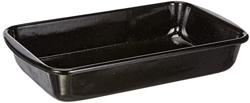 Riess Classic - Fry- and Baking Pans Rectangular Baking, Diameter-38 x 1 cm Black