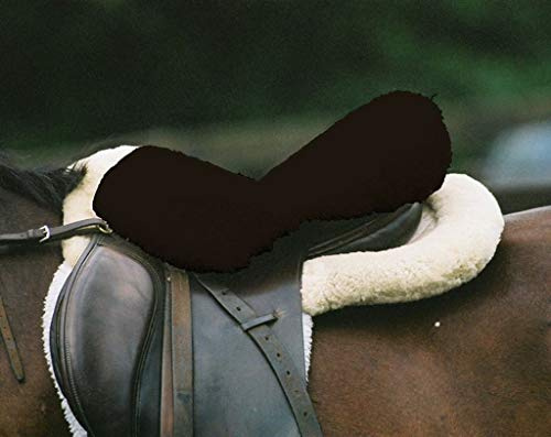 Engel Reitsport | Sattelsitzbezug Sattelauflage echtes Merino Lammfell SABEZ1 für englische Reitsattel