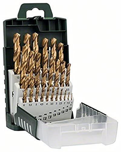 Bosch Accessories 25tlg. Metallbohrer-Set HSS-TiN Grip