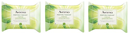 AVEENO Active Naturals Positively Radiant Makeup Removing Wipes, 25 ea by Aveeno