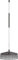Fiskars Balai à feuilles léger, 25 dents, Largeur: 52 cm, Dents en plastique/Manche en aluminium, Blanc/Noir, Light, 1019606