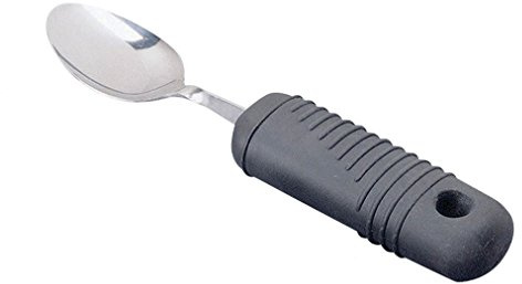 Homecraft Sure Grip Bendable Tablespoon, Slip Resistant, Ensure Secure Grip, Rubber Handles Improve Grip, Flexible and Wide, Non-Slip Handle