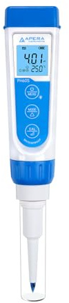 Apera Instruments Premium-Series PH60S Food pH Pocket Tester Kit, Swiss Spear pH Electrode, ±0.01 pH Accuracy, -2.00-16.00 pH Range (AI313)