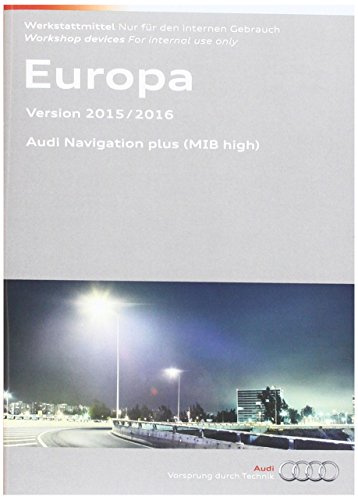 Audi 8 V0051 884ah SD Tarjeta de Memoria para Sistema MMI Navegación Plus con versión de Disco Duro 2015/2016
