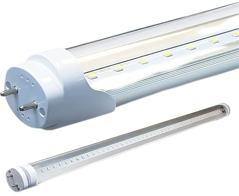 LEDVero 7X SMD LED Tube/Tube Fluorescent Tube with German TÜV Certificate in Warm White T8 G13 Transparent Cover - (35.43') 90 cm, 14W, 1400 lm - Ready for Installation