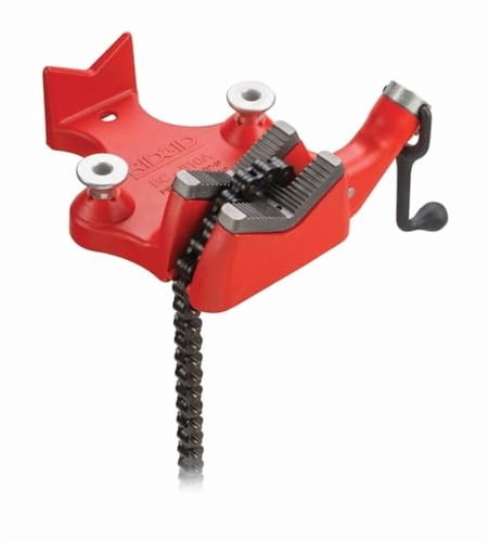 RIDGID 40215 modell BC-810 kedjerörskruvstycke med övre skruv, skruvstäd 15 till 200 mm (1/2 tum till 8 tum)